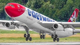 30 MINUTES of TAKEOFFS and LANDINGS | Zurich Airport Plane Spotting [ZRH/LSZH]