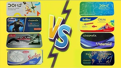 Mathematical Drawing Instrument Geometry Box  #doms #classmate #artline #elkos #mrlovea2z