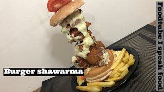 Burger shawarma || how to make drink lab style burger shawarma || inspired by drink lab || screenshot 4