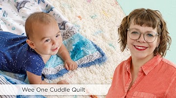 How to Make a Just Keep Swimming Wee One Cuddle Quilt - Free Project Tutorial
