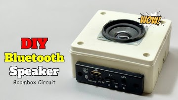 DIY Bluetooth Speaker | Boombox Circuit | Electronic Projects