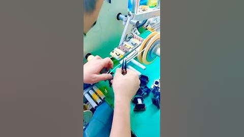 how to work automatic transformer winding machine? #satisfying #windingmachine #diyelectronics