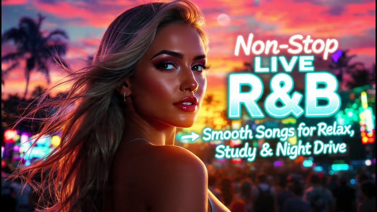 Non-Stop LIVE R&B 🎧 Smooth Songs for Relax, Study & Night Drive