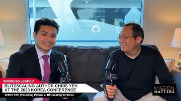 Blitzscaling Author Chris Yeh at the 2023 Korea Conference
