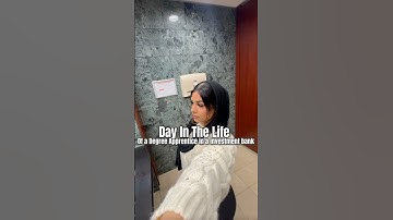 Day In The Life Of A Degree Apprentice Working In A Investment Bank🏦✨ #shorts #dayinmylife