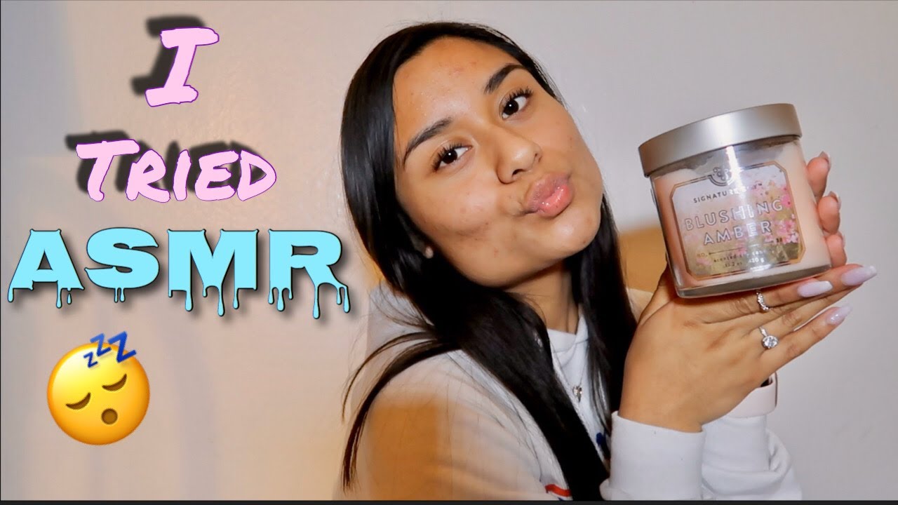I TRIED ASMR TRIGGERS!