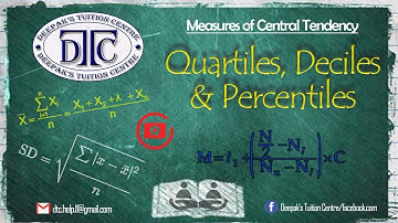 Partition Values: Quartiles, Deciles and Percentiles