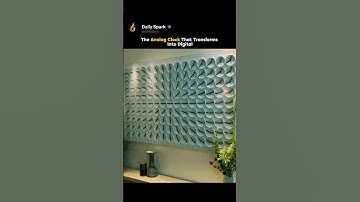 The Analog Clock That Transforms Into Digital. #shorts