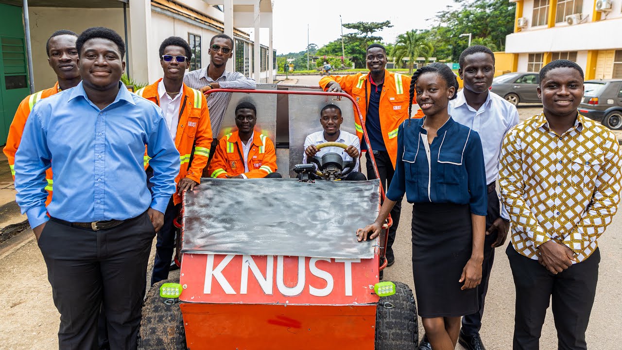 Студенты KNUST разрабатывают электромобиль на аккумуляторах