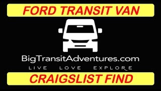 Ford Transit Van Conversion - Storage Cabinet from Craigslist, RV Conversion, #Van Life