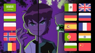 BEN 10 GALACTIC MONSTERS INTRO IN DIFFERENT LANGUAGES • Ben 10 omniverse • Multilanguage