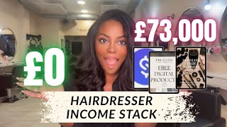 6‑Figure HAIR STYLIST? My 4‑Part Income Stack Exposed
