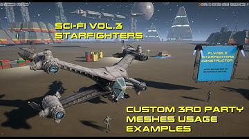 Starfighters - Custom 3-rd Party Meshes Examples
