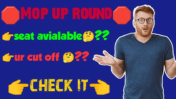 #mopup round expected #cutoff for #wbmcc #counselling 🤔🤔?? check it🧐🧐!!