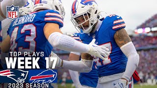 Buffalo Bills Top Highlights In Victory Over New England Patriots | 2023 NFL Regular Season Week 17