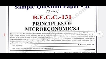 BECC -131 ALL IGNOU ASSIGNMENT/ SAMPLE PAPER AVAILABLE ( WHATS @ 9582437412)