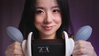ASMR Intense 3Dio🫸 EAR PRESSURE 🫷Massage | Otoscope, Ear Blowing & Whispers for Deep Sleep