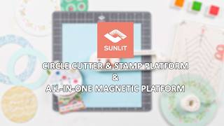 circle cutter+stampingpro stamp platform+ALL IN ONE  MAGNETIC PLATFORM