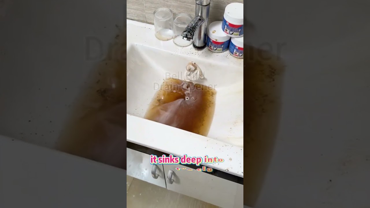 The Foaming Monster for Your Pipes! #draincleaning #plumbingtime #drainopener #cleantok