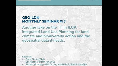 #13th GEO LDN Online Seminar: Another take on the “I” in ILUP