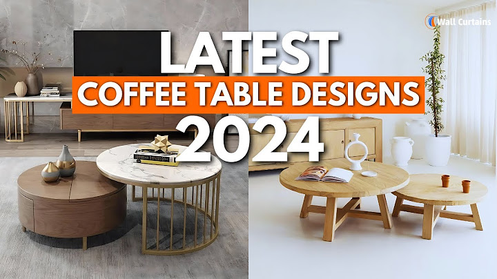 Latest Coffee Table Design Trends for 2024 |Wooden Centre Coffee Table Ideas |Living Room Tea Table