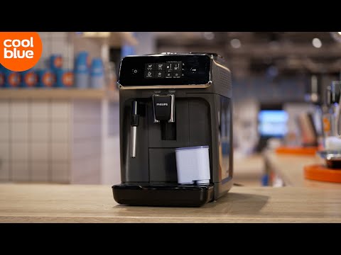 How do you place the AquaClean water filter in your Philips coffee