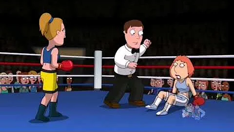 Family guy - peter tricked lois into a boxing match part - 2