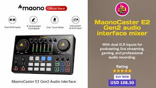 MaonoCaster E2 Gen2 audio interface mixer