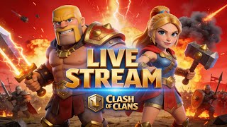 DEV PLAYZZ CLASH OF CLANS | CHILL STREAM | TROPHY PUSHING