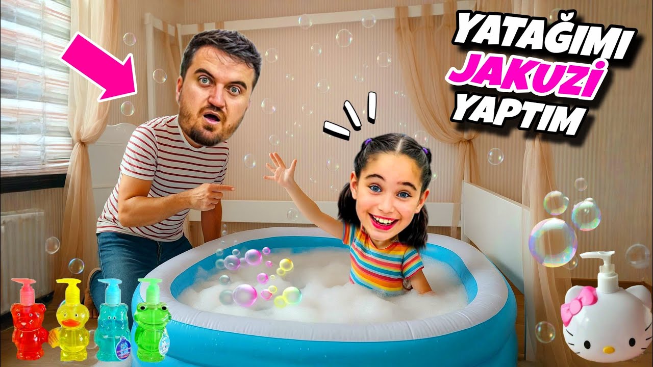 ELİF SİNEM ODASINI KÖPÜK İLE DOLDURDU ‼️ YATAĞINI HAVUZ YAPTI !!