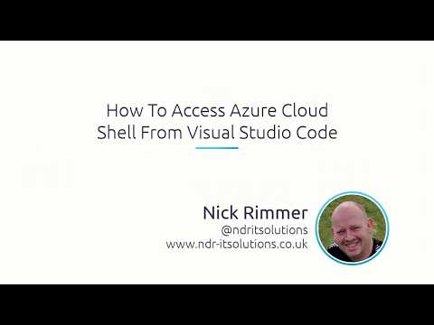 How To Access Azure Cloud Shell From Visual Studio Code