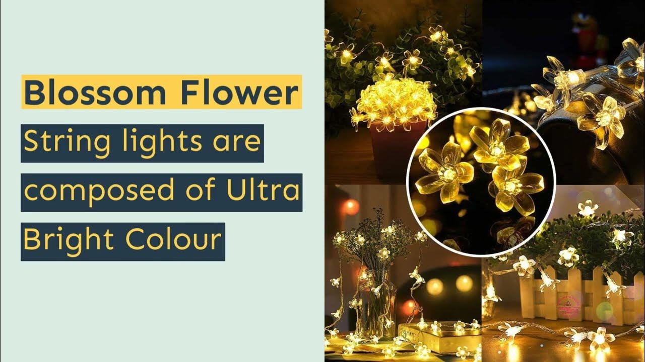 Nisco 36 Led Blossom Flower String Lights WarmWhite , Decoration