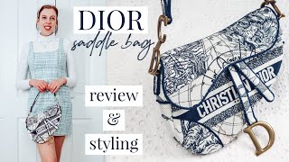 DIOR Around the World SADDLE BAG *review and styling outfits