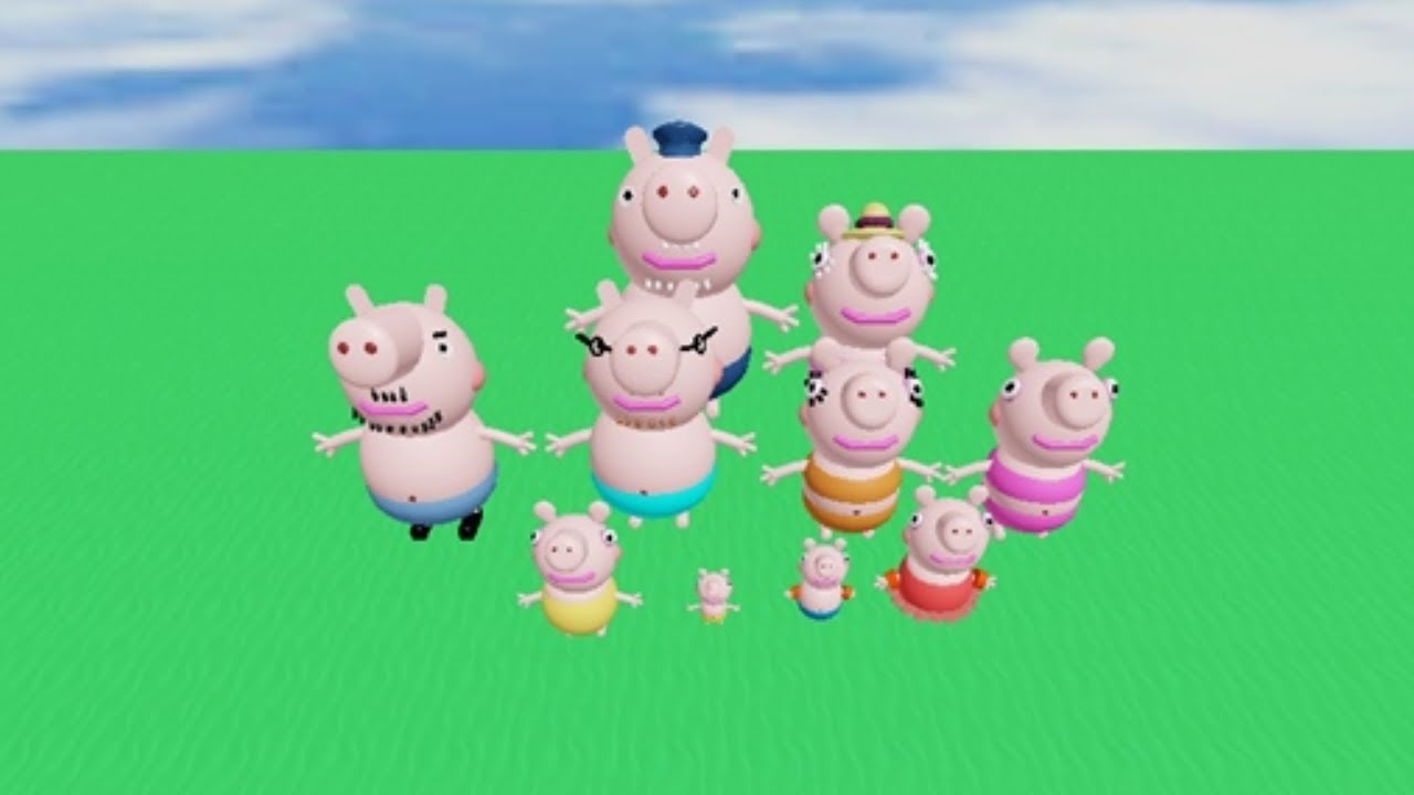 Survive The Whole Peppa Pig Family On Vacation Roblox Youtube