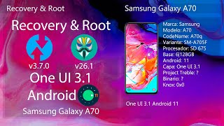 Recovery y Root One UI 3.1 Android 11 - Samsung Galaxy A70