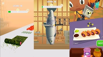 Sushi Roll 3D - Cooking ASMR Gameplay Walkthrough Android IOS