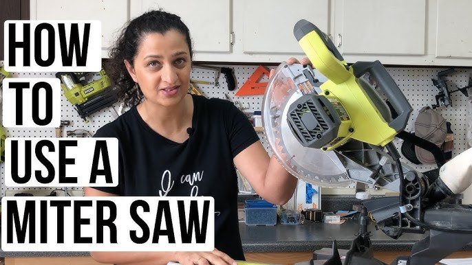 How To Open A Ryobi Miter Saw 