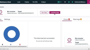 Add Data - Db2 Warehouse