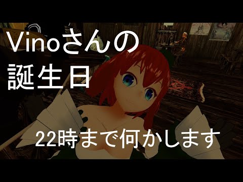 【ヴィノさんの誕生日】　22時まで何かします　【兼　テスト配信】