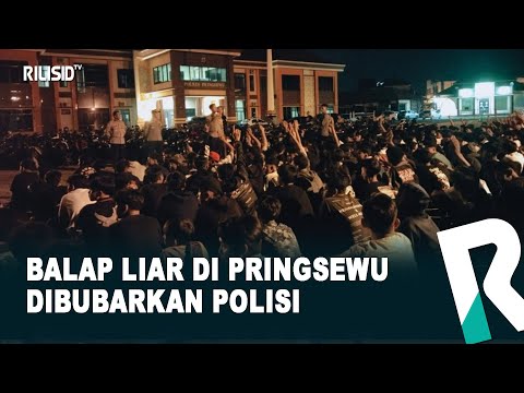 Balap Liar di Pringsewu dibubarkan Polisi