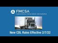 New CDL Rules CANCELLED 2020