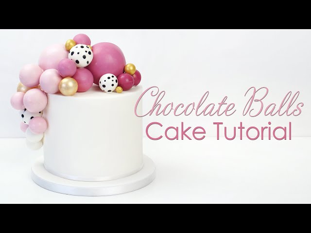 Chocolate Ball / Sphere Balloon Cake Tutorial