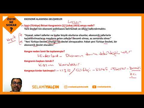 156 izmir iktisat kongresi misak i iktisadi kararlari osym ne sorar youtube