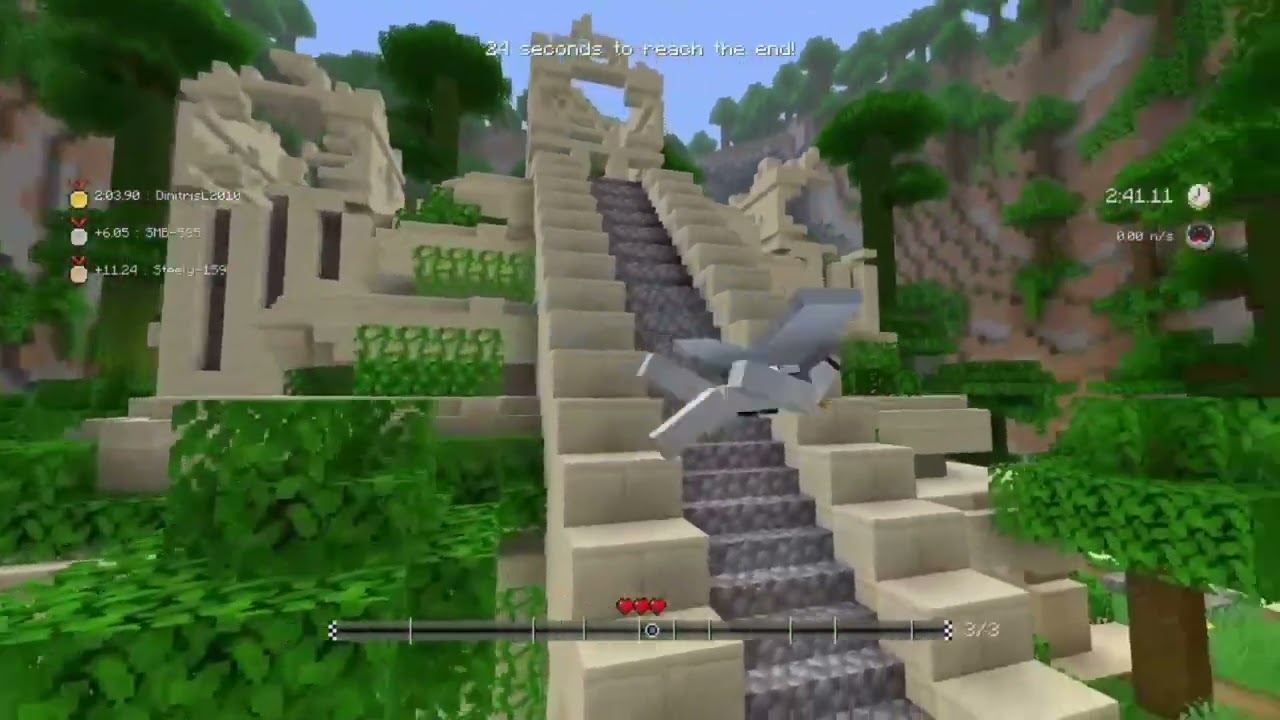 Dimitri's Playing I Minecraft legacy console edition Minigames Glibe | Episode 2