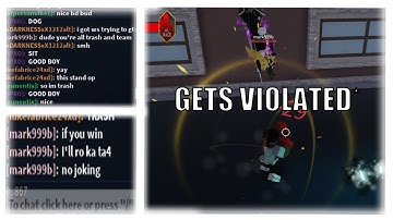 [YBA] TA4 Trash talker loses 1v1 to standless boxing