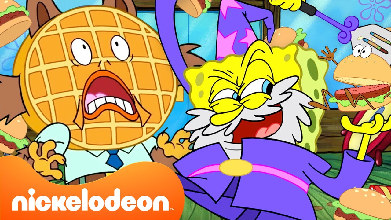 3 ساعات من جنون الطعام مع سبونج بوب 🍔 | سبونج بوب | Nickelodeon Arabia