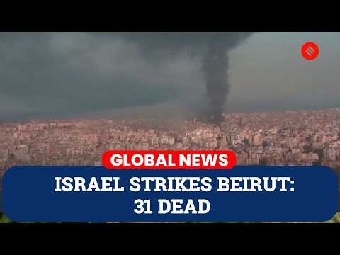 Video Southern Beirut Skyline Engulfed In Smoke As Israel Intensifies Strikes On Hezbollah