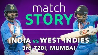 IND v WI, 3rd T20I, Match Story: King Kohli drives India to a series win