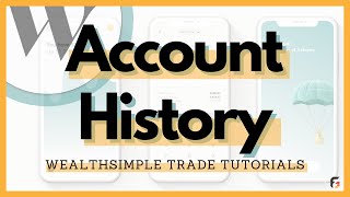 How to filter account activity for dividends & stock purchases/sales  - Wealthsimple Trade Tutorial screenshot 5