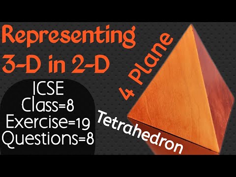 Representing 3D in 2D - Chapter 19 - Class 8 - ICSE Math - YouTube